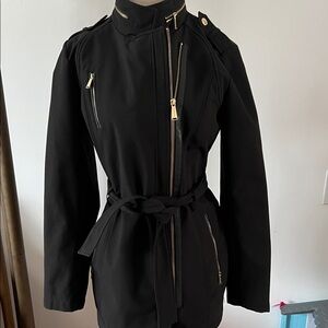 Michael Kors Women's Black Belted Jacket